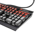Singapore Flag Distressed K95 RGB PLATINUM Mechanical Gaming Keyboard Skin
